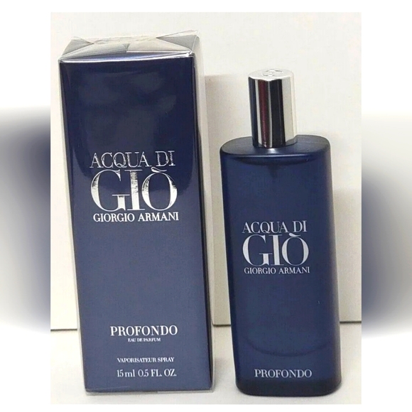ACQUA DI GIO PROFONDO GIORGIO ARMANI 0.5 oz EDP Spray NEW IN SEALED BOX - Picture 3 of 4